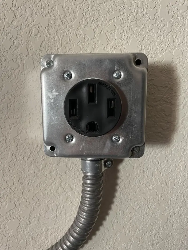 NEMA 14-50 outlet installed for Electrical Panel Upgrade in New Cumberland