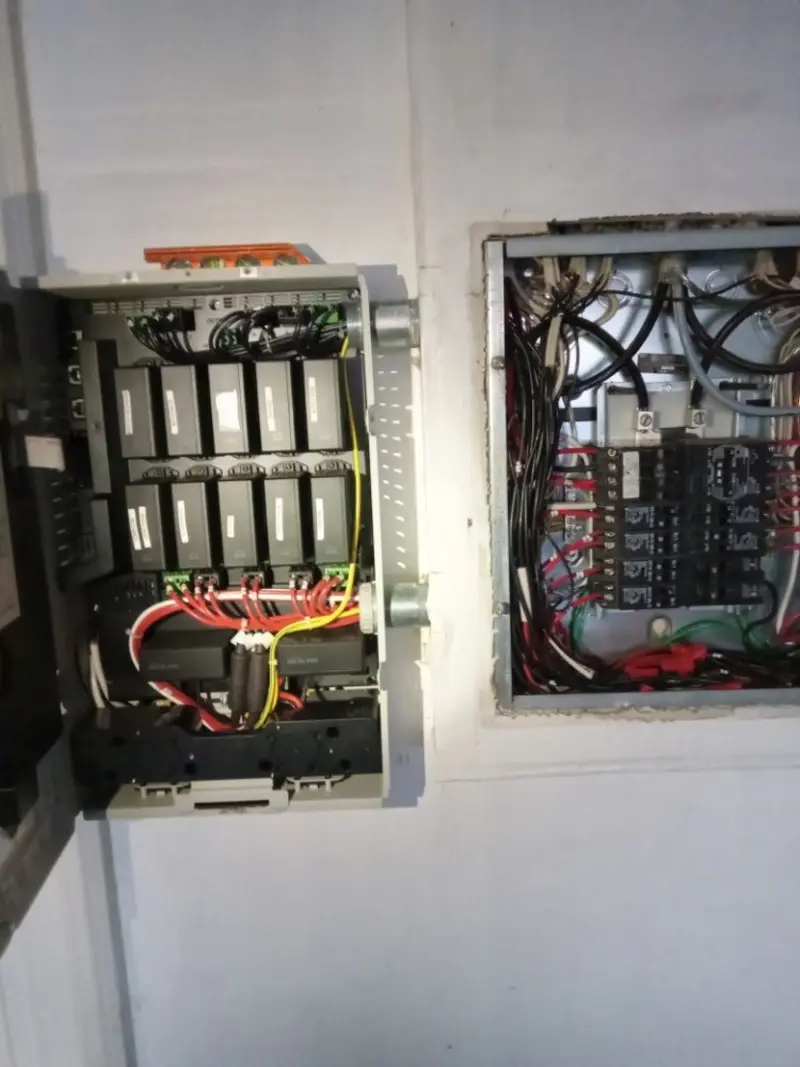 Electrical panel upgrade completed for Security Camera Wiring in New Cumberland